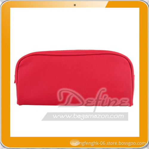 Simple Red Nylon Pencil Case